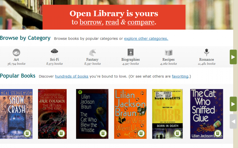 Open Library: книги на английском