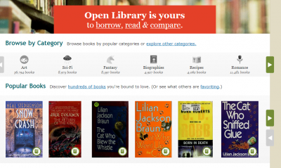 Open Library: книги на английском