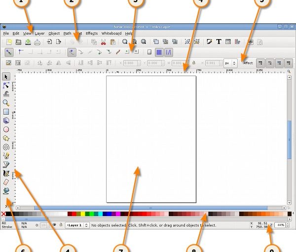 Бесплатный векторный графический редактор Inkscape