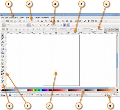 Бесплатный векторный графический редактор Inkscape